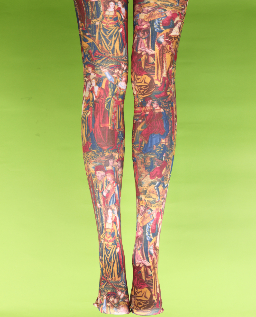 中世風の絵画のタイツ