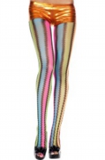 Zigzag rainbow tights