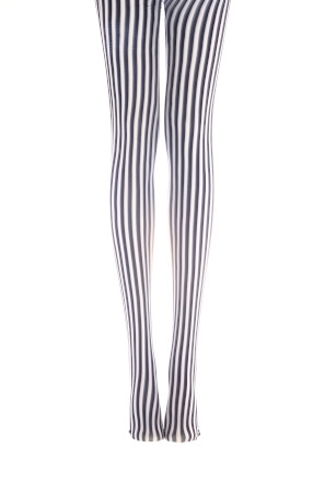 Black stripes tights