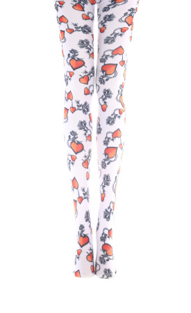 Biker hearts tights
