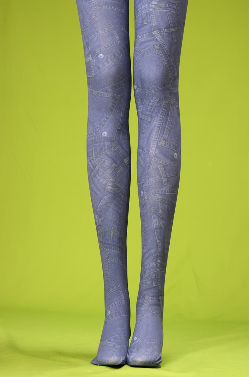 Real denim tights