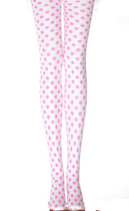 Fushie dots tights