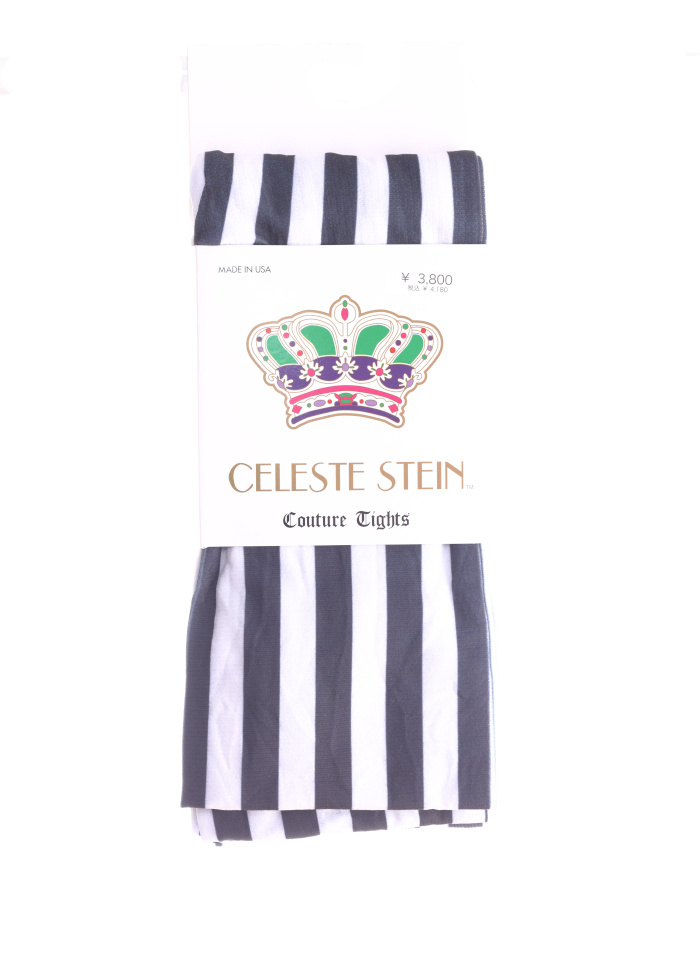 BLACK STRIPE TIGHTS