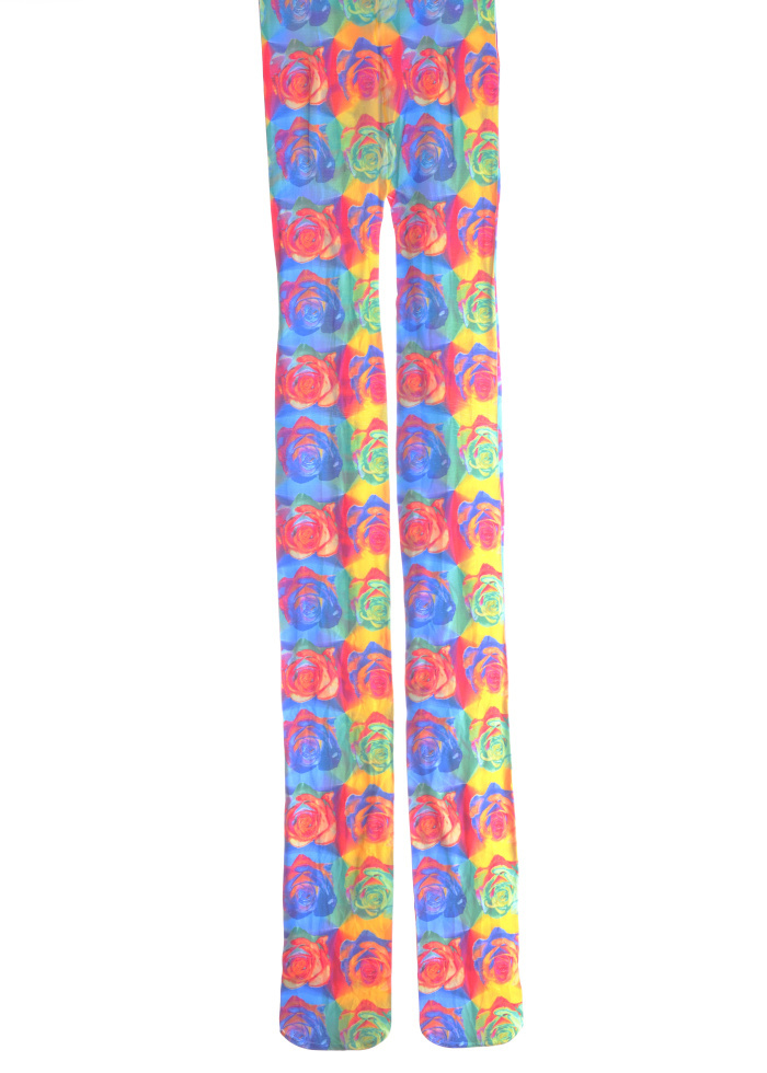 ABSTRACT ROSE TIGHTS