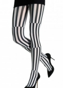 2 tone lined tights