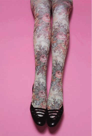 パステルタペストリータイツ