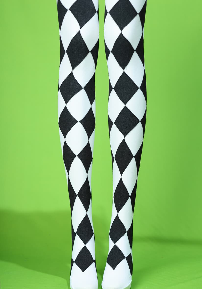 ダイアモンドプリントタイツ